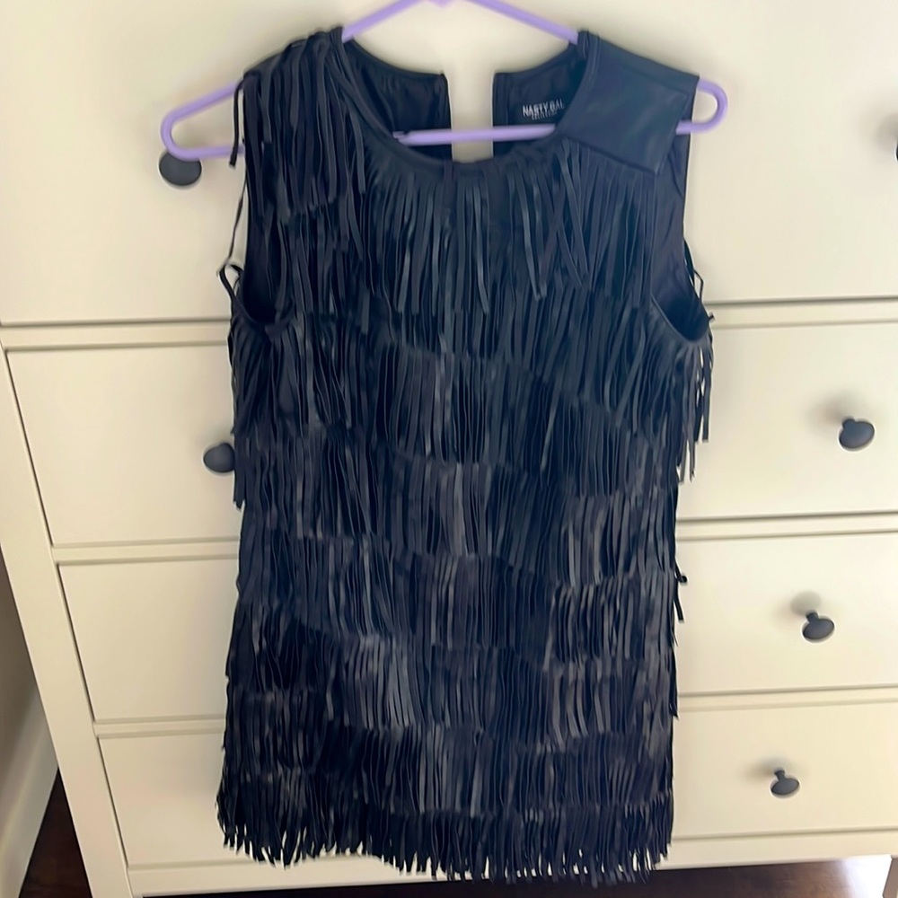 Nasty Girl Faux Leather dress.